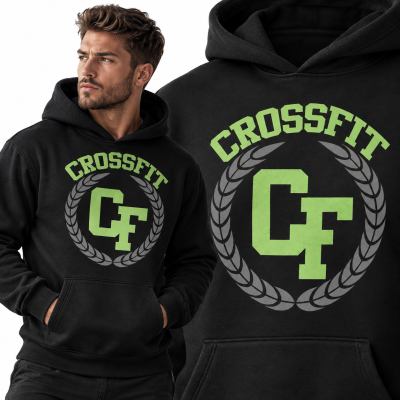 BLUZA Z KAPTUREM NA SIŁOWNIĘ CROSSFIT
